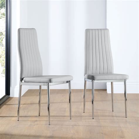 leather and chrome dining chairs|Leather Dining Chairs With Brushed Chrome Legs